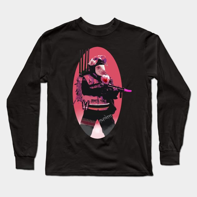 El Piggy Long Sleeve T-Shirt by Freakdeath